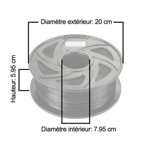 FIL FILAMENT imprimante 3D ABS 1.75 mm couleur VERT CLAIR 1kg CE-ROHS