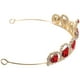 thumbnail image 5 of Tiara Corazón Rojo Descendientes Corona de Corazón Joyería para el Cabello Corona de Boda para la Novia, 5 of 7