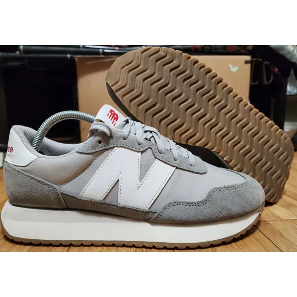 New Balance 237 'Marblehead Gum' Sneakers Shoes Mens 9.5 Grey Suede Walk Comfort