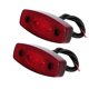 thumbnail image 1 of 2 piezas respetuosas con el medio ambiente 3 LED con forma de barco luz lateral lámpara de señal de camión 2,4 W 10 ~ 30V, 1 of 5