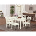 thumbnail image 4 of East West Furniture Dining Room Set Linen White, WECL7-LWH-W, 4 of 4