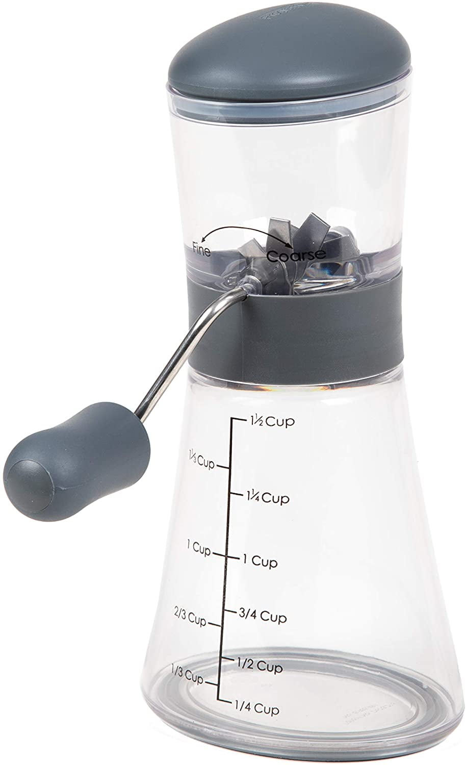 Prepworks by Progressive Nut Chopper with NonSkid Base, Gray