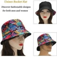thumbnail image 2 of Unisex Cute Print Bucket Hat Summer Travel Fisherman Cap for Women Men Teens, 2 of 5