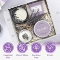 thumbnail image 4 of Cesta de regalo para spa LaurGifts Lavender con vela y bomba de baño, 4 of 8