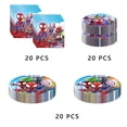 thumbnail image 2 of 60 PCS Spidey Birthday Decorations Tableware Set, Spidey Plates and Napkins Party Supplies Includes 40 PCS Paper Plates, 20 PCS Napkins, 2 of 3