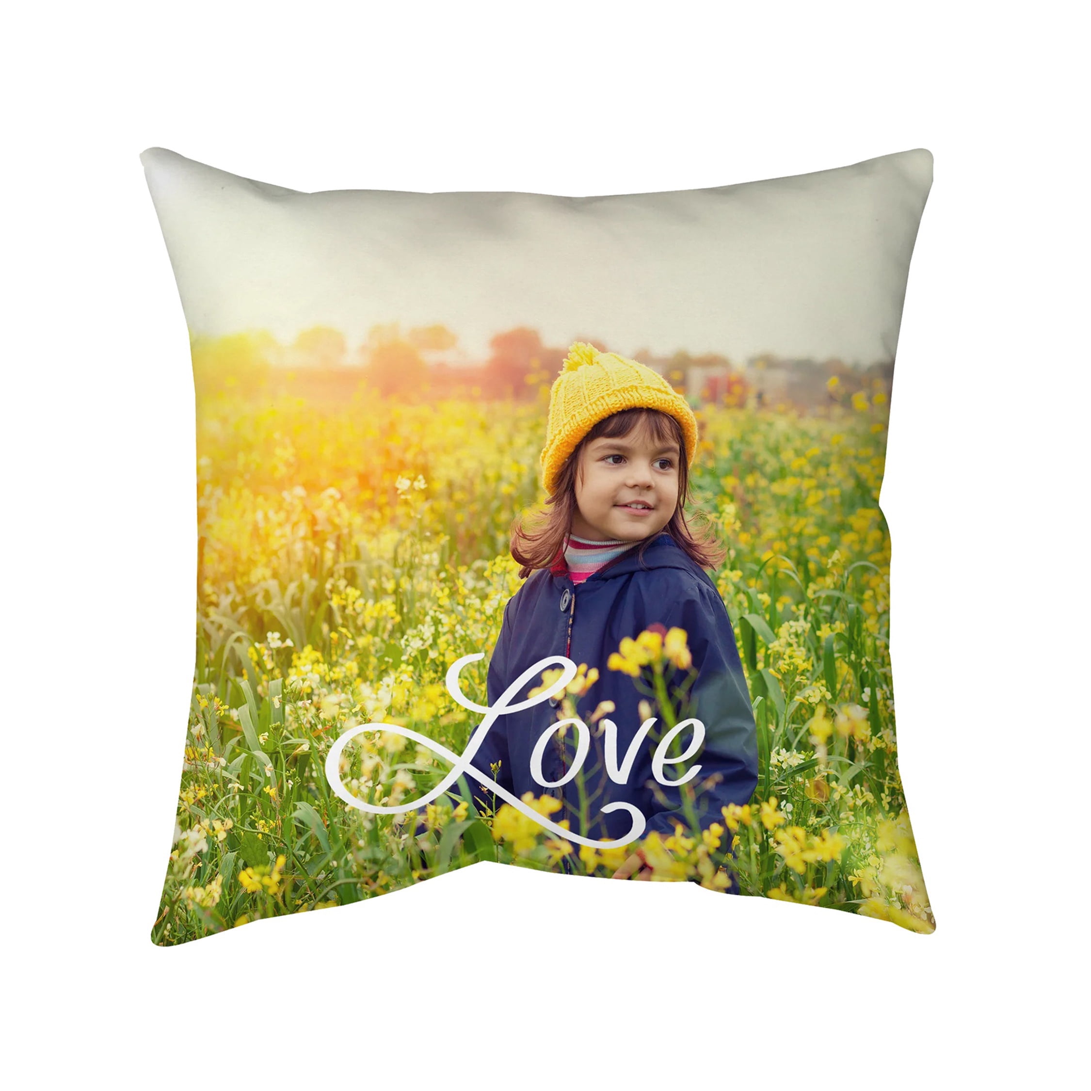 Decorative 20x20 Photo or Design Reversible Pillow. Blown and Closed.  Unisex. Adult, Teen, Tween.
