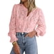 thumbnail image 1 of Camisa de Mujer PRETTYGARDEN de Encaje con Mangas Largas y Botones M, 1 of 8