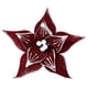 thumbnail image 4 of 28cm Christmas Poinsettia Glitter Flower Hanging Xmas Party Tree Decoration Xmas Artificial Poinsettia Floral DIY Garlands, 4 of 5
