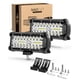 thumbnail image 1 of Barra de luces LED NAOEVO de 18 cm, 240 W, 24000 LM, 6500 K, para camión, barco, UTV, ATV, 1 of 9