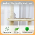 thumbnail image 6 of GreenJoy Cat Tree for Indoor Cats, 31.7'' Climbing Activity Tower with Scratching Posts, Hanging Mouce Ball and Bed, Cats Play Scratch, 6 of 7
