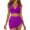 115#Purple, variant on BRDFRL Curvy Women's Swim Skirt Set 2025 – High Waisted Bikini, Tummy Control Full Coverage Mesh Wraps Bathing Suits Army Green L