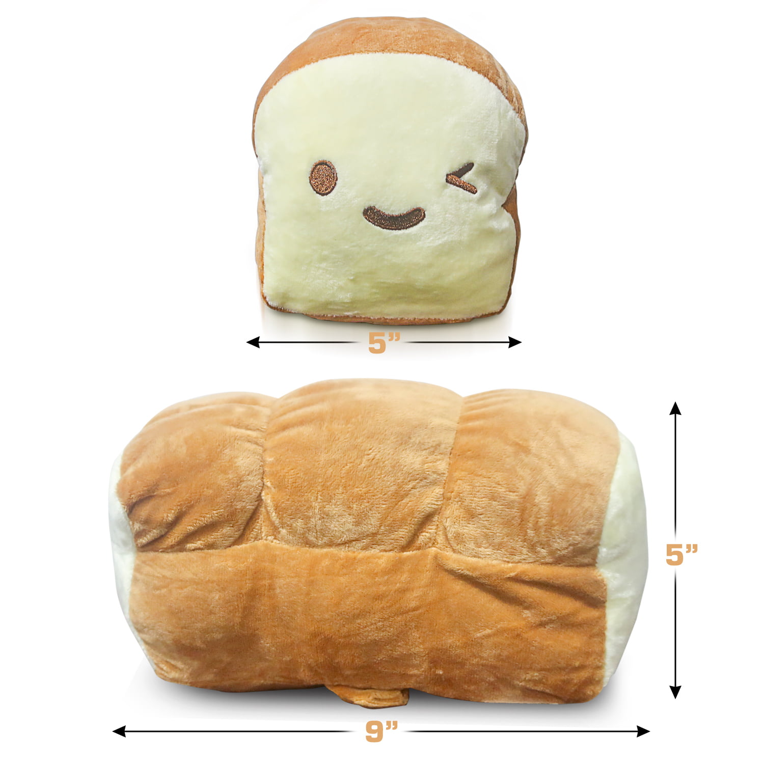 kawaii bread plush