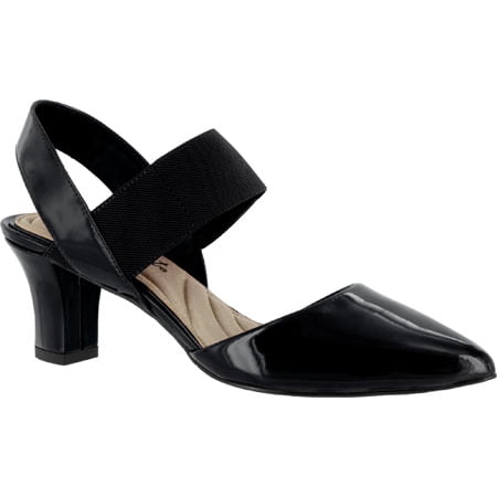 - easy street vibrant women n/s pointed toe synthetic nude slingback heel