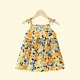 thumbnail image 4 of Vestido de princesa sin mangas para niñas, ropa informal con tirantes, estampado Floral, purectoventilado, Verano, 4 of 4