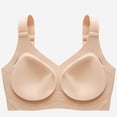 thumbnail image 5 of Lixiuxyad Everyday Bras Seamless Full Coverage Bra For Supportive Comfort Underwire Lift Side Smoothing,Beige, 5 of 6