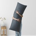 thumbnail image 5 of Funda De Almohada Corporal 100% Algodón Egipcio, Funda De Almohada Larga De 600 Hilos, Protector De Almohada Con Cremallera, Tejido De Satén, Funda De Almohada De Cuerpo Completo Para Adultos De 19.7, 5 of 5