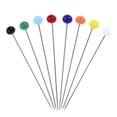 thumbnail image 3 of MasteelfCA 200pcs Glass Head Multicolor Sewing Pin for DIY Sewing Crafts (4mm Head + 34mm Pin), 3 of 9