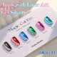 thumbnail image 3 of Set de esmaltes en gel Double Rhythm Cat Eye 6 Colors Shimmer, 7,5 ml, 3 of 9