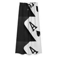thumbnail image 4 of Ace of Spades Monochrome Playing Card Women's Casual Wide Leg Pants Comfort Pockets Elastic Waist Loose Fit Pants, 4 of 7