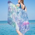 thumbnail image 2 of Moocorvic Microfiber Beach Towels Oversized Turkish Beach Towel Beach Blanket Pool Towels Beach Toys Beach Accessories,Quick Drying,Lightweight & Durable,for Swim,Yoga,Gym, 2 of 3