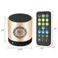 thumbnail image 4 of Quran Speaker with Remote Control,USB Rechargeable Speaker,Remote Control Speaker Portable,Digital Quran Player,8GB TF FM Quran Translator,Over 18 Reciters,15 Translations Available, 4 of 6