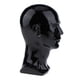 thumbnail image 4 of Maniquí masculino con cabeza de muñeca, gafas, gorra, pelucas, bufanda, soporte de exhibición de 12 '' Negro brillante, 4 of 8