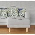 thumbnail image 5 of Amrita Sen Watercolor Lilac Bulb Broadcloth Indoor Outdoor Double Sided Cushion, Zippered, White Green, 5 of 5