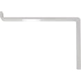 thumbnail image 4 of Ekena Millwork 2"W x 10"D x 7 1/4"H Steel Truss Shelf Bracket, Hammered White, 4 of 11