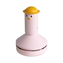 AuroraX Cute Cordless Desk Vacuum and Mop Combo Rechargeable Small Household Desktop Vacuum Cleaner with Crevice Tool Powerful Lightweight Portable Bagless Vac Gift for Women or Home(Pink)