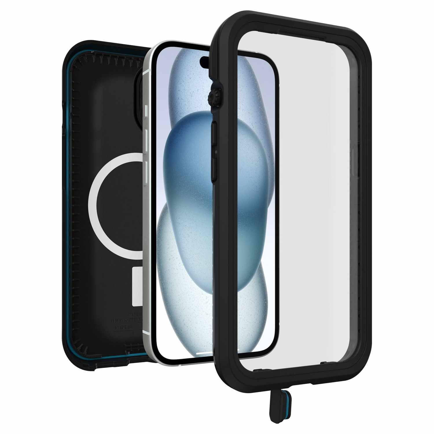 Otterbox Fre MagSafe Waterproof Case Black for iPhone 15
