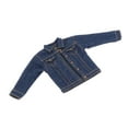 thumbnail image 2 of Fashion 1/12 Denim Jacket Miniature Clothing for 6in Figures Body Doll Model, 2 of 8