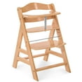 thumbnail image 2 of hauck Alpha+ Grow Along Wooden High Chair w/White Tray & Grey Cushion, 2 of 12