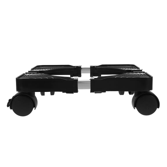 Plant Caddy With Wheels: Heavy Duty Rolling Plant Stand 9.45-15inch Adjustable Dolly Round Flowerpot Roller Base For Indoor Outdoor