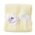 thumbnail image 5 of Parent's Choice Knit Baby Blanket, 100% Cotton, Soft & Cozy, Transparent Yellow, 30" x 40", 5 of 7