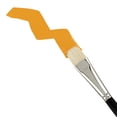 thumbnail image 3 of Creative Mark Pro Stroke Premium White Chungking Hog Bristle Artist Paint Brush - Flat # 2 - Natural Bristle Brush w/ Great Control Suitable for Oils, Watercolors, Acrylics, Alkyds, Caseins, 3 of 7