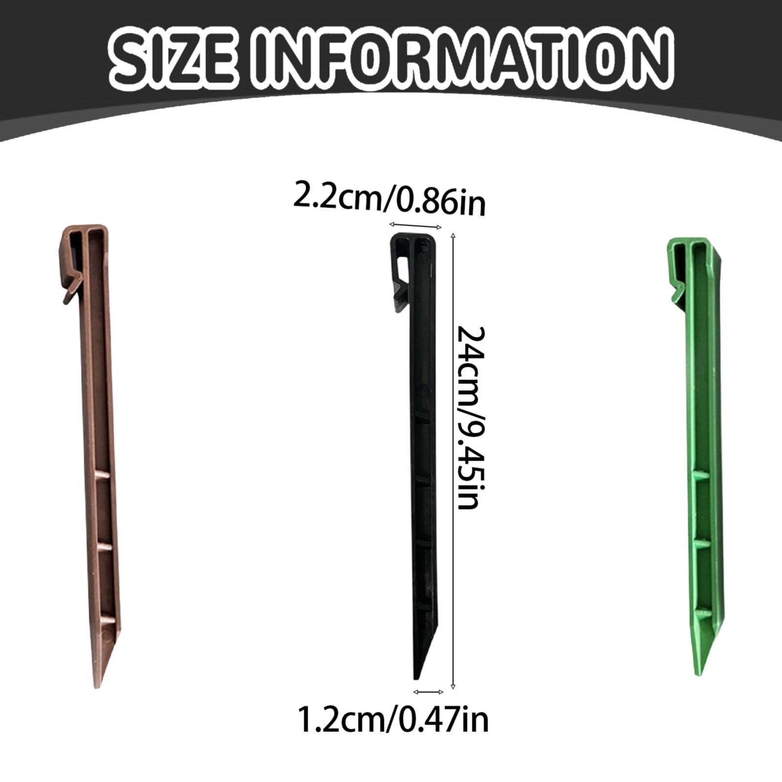 30 Pieces Inflatable Stakes, IOTdou Yard Stakes, 9.5 inch Tent Stakes, Anchor Replacement Inflatable Accessories for Garden Outdoor Decorations