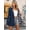 Deep Blue, variant on Women's Plus Size Reversible Floral Print Hooded Casual Lightweight Windbreaker Outerwear