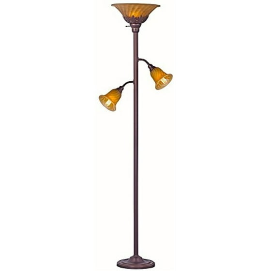 Park Madison Lighting Pmf917220 Incandescent Torchiere Floor Lamp