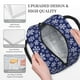 thumbnail image 3 of Easygdp Snowflakes On Dark Blue Bolsa de Almuerzo Insulada Grande, Forro de Aluminio, Diseño Espacioso, a Prueba de Fugas, Ideal para Trabajo, Picnics, Viajes y Actividades al Aire Libre, 3 of 6