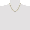 thumbnail image 6 of Diamond2Deal 14K Yellow Gold 3.8mm Regular Rope Chain Necklace for Women 18", 6 of 7