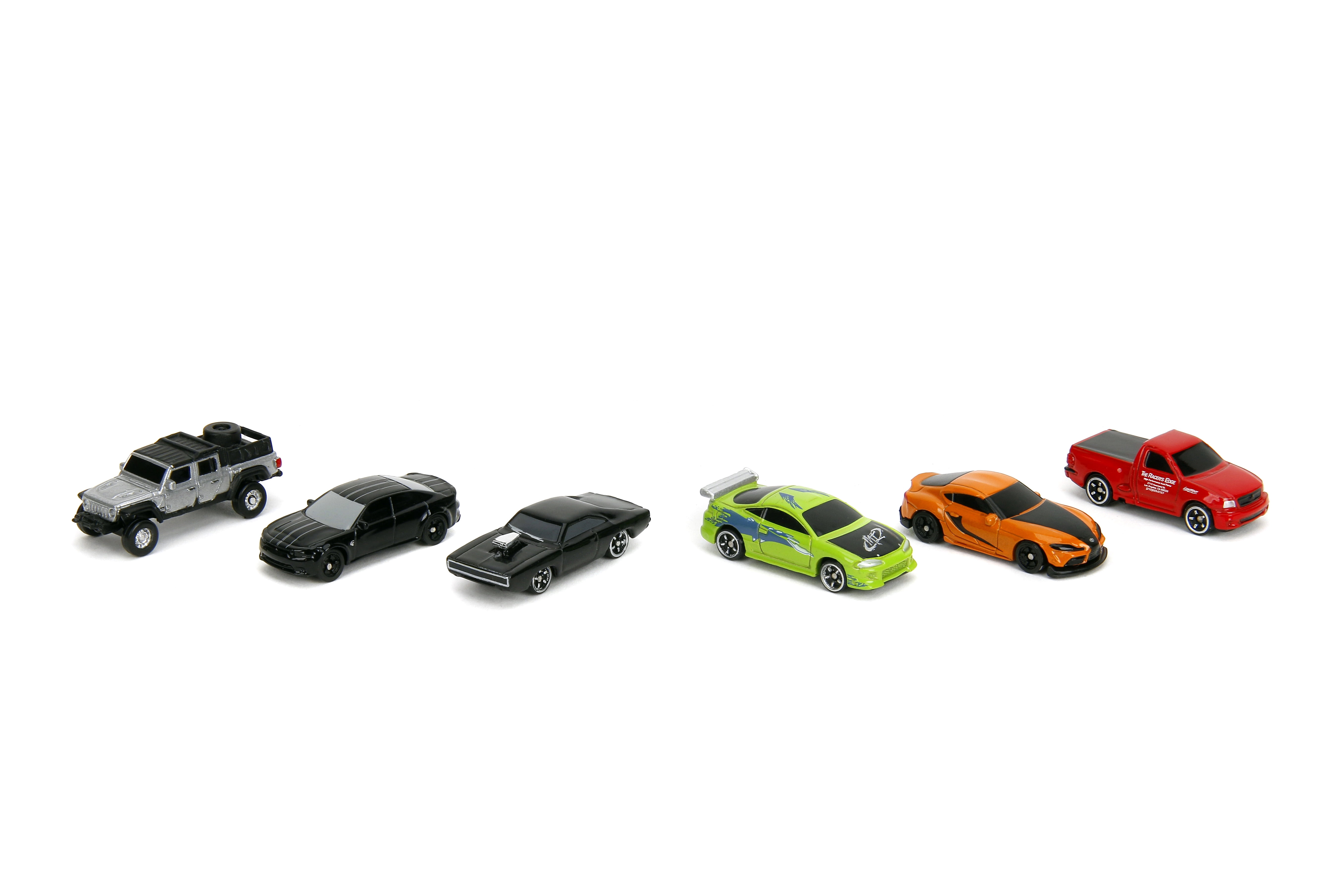 Jada Toys Fast & Furious 1.65" 6-Pack Nano Die-cast Cars Model Vehicles Assortment(Styles May Vary)