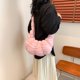 thumbnail image 4 of Bolso Plisado para Mujer Bolso para Axila Bolso Hobo Elegante Algodón (rosa L), 4 of 9