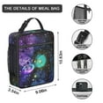 thumbnail image 2 of Premium Insulated Galaxy Lunch Box for Men & - Reusable Lunch Bag with,Hour Temperature Retention, Compact & Lightweight Design for Office, Work, Picnic, Travel - Durable Lunch Tote for Adults., 2 of 5