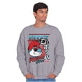 thumbnail image 5 of The Smurfs Cool Kanji Big Poppa Men's Crewneck Sweatshirt Brisco Brands M, 5 of 6