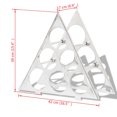 thumbnail image 5 of OnlineGymShop CB19487 Aluminum Tabletop Wine Rack Stand Holder for 6 Bottles - Silver, 5 of 5