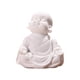 thumbnail image 2 of Fiudx Buda de Arenisca de Arena Blanca, Maitreya Sonriente, Artesanía de Resina, Decoración Relajante para Oficina, Figura para Aliviar El Estrés, Regalo Espiritual para La Familia, para Escritorio o, 2 of 6