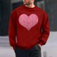 thumbnail image 1 of Ceisia Men Casual Fashion Print Round Neck Pullover Long Sleeve Sweatshirt Gift, 1 of 6