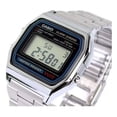 thumbnail image 4 of Reloj Casio A158wa-1 A158wa-1 Vestido Digital Color De La Correa Plateado Color Del Bisel Plateado Color Del Fondo P, 4 of 8