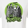 thumbnail image 3 of The Munsters - Munsters Family Drawing - Junior's Cropped Tee, 3 of 5
