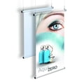thumbnail image 2 of Testrite Visual Products BP12 Hanging Trapeze Bars 144 in. Hanging Trapeze Bars- Silver, 2 of 3